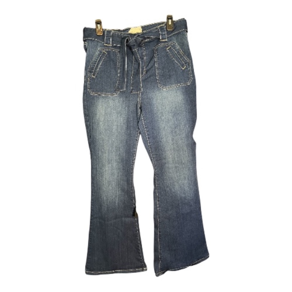 EUC Altar’d State Elise wash trouser bootcut jeans + belt | size 31 - Picture 2 of 8